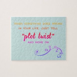 Plot Twist Humourous Book Club   Jigsaw Puzzle