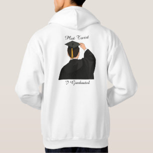 Plot Twist I Graduated Minimalist Graduation Hoodie