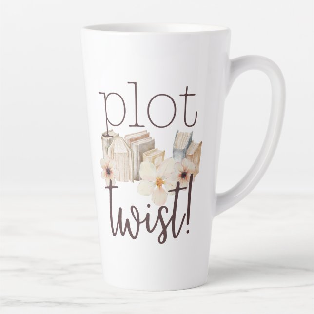 Plot Twist! Latte Mug (Right)