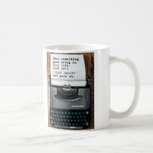 "PLOT TWIST" Mug - Full Typewriter