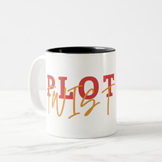 PLOT TWIST Two-Tone COFFEE MUG