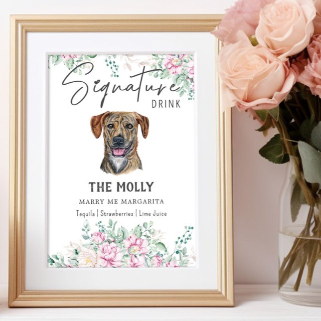Plott Hound Dog Signature Drink Sign (Creator Uploaded)