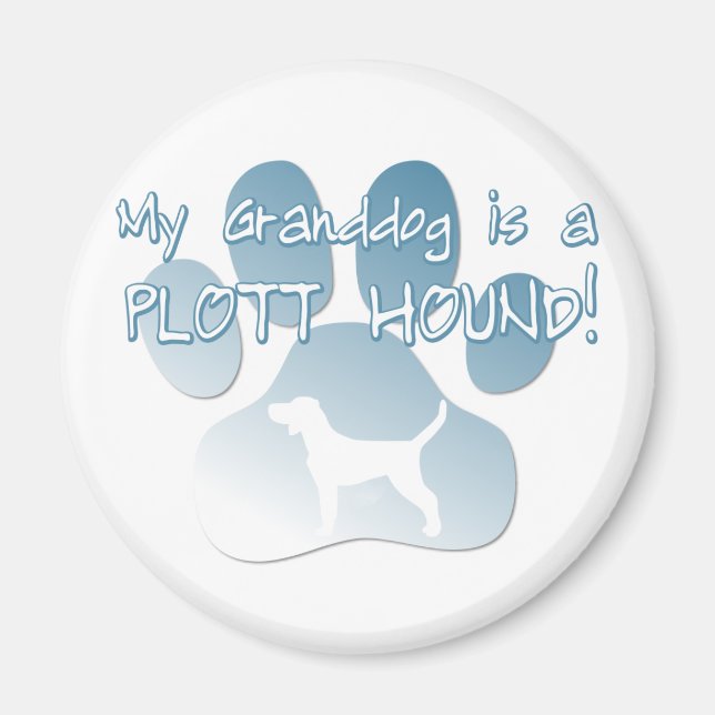 Plott Hound Granddog Magnet (Front)
