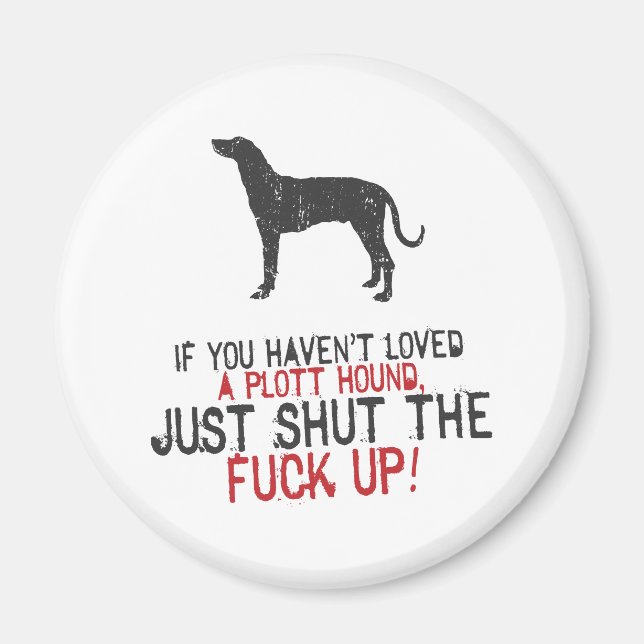 Plott Hound Magnet (Front)
