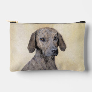 Plott Hound Painting Brindle Cute Original Dog Art Accessory Pouch
