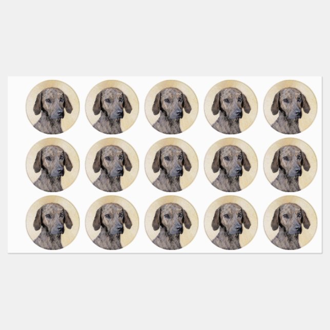 Plott Painting - Cute Original Dog Art (Sheet)