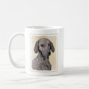 Plott Painting - Cute Original Dog Art Coffee Mug