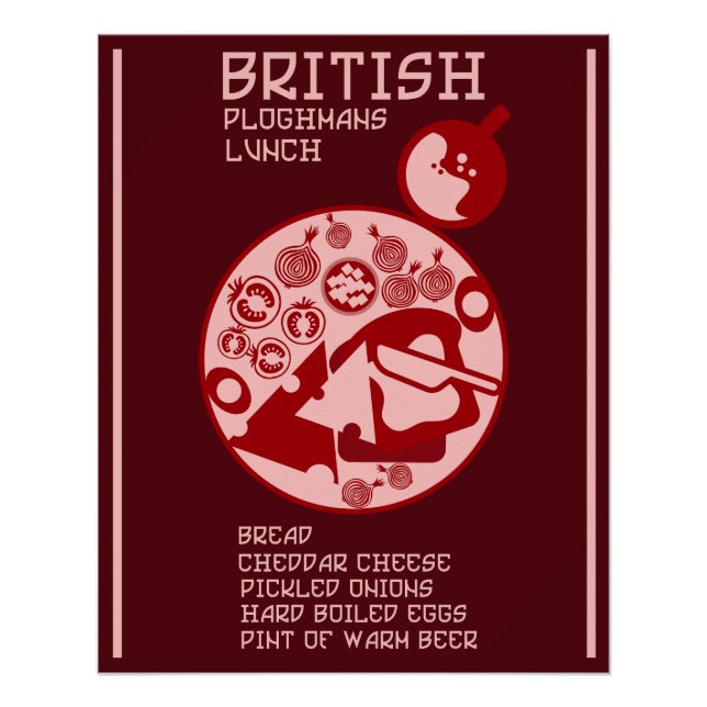 Ploughmans Pub lunch Poster (Front)