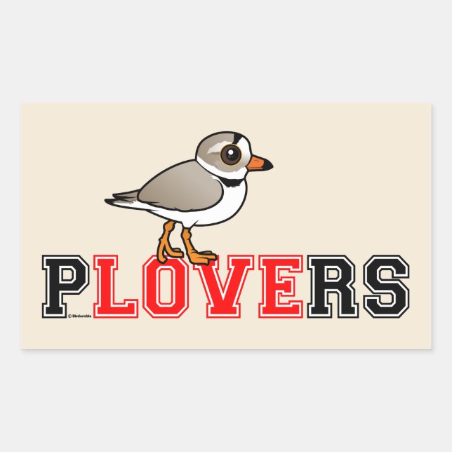 Plovers Love Sticker (Front)