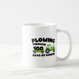 Plowing Through 100 Days Of School For Boys And Ki Coffee Mug