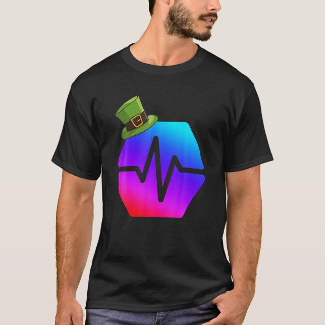 PLS Pulsechain With St Patrick's Hat For St Patric T-Shirt (Front)
