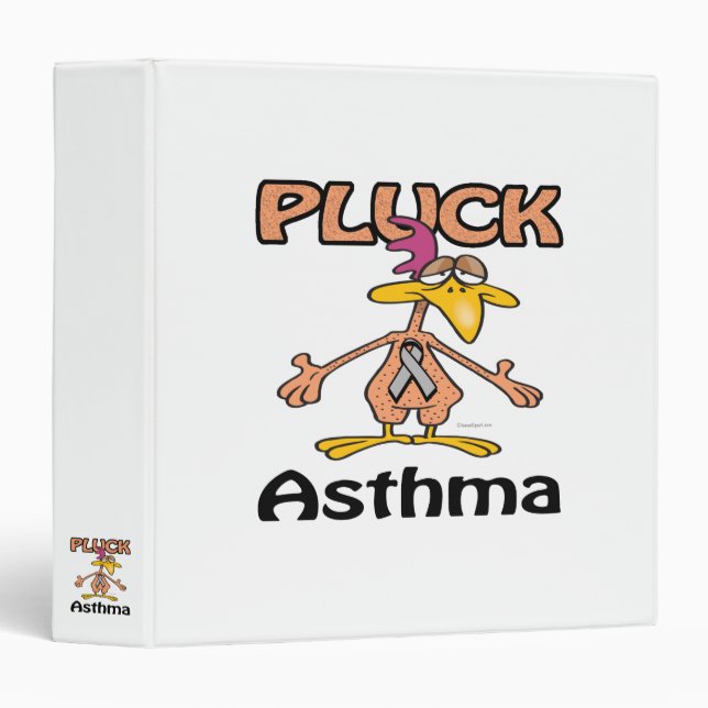 Pluck Asthma Awareness Design Binder (Front/Spine)