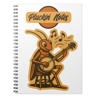 Pluckin' Notes - Banjo Cricket Notebook