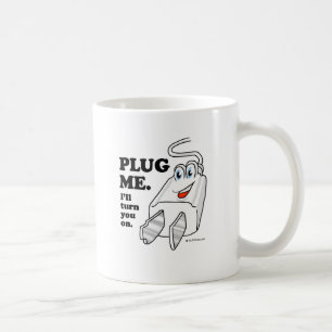 plug me coffee mug