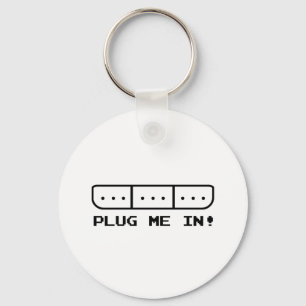 Plug Me In Keychain