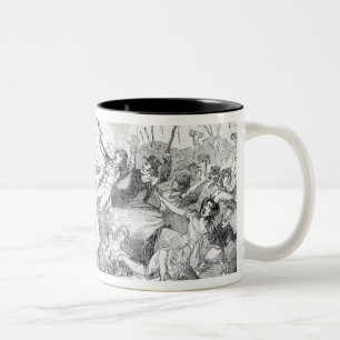 Plug Plot Riot in Preston Two-Tone Coffee Mug