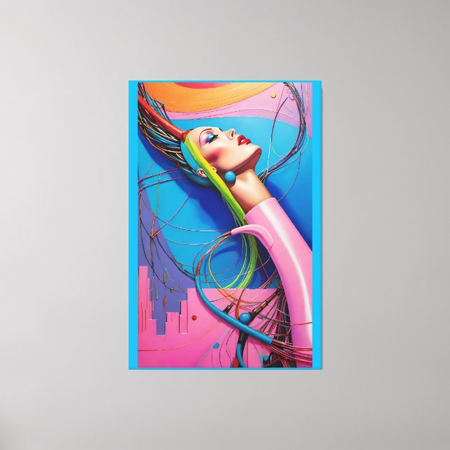 Plugged In Canvas Print (Front)