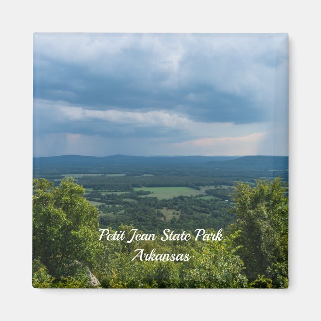 Pluie Arrivée À Petit Jean Magnet (Devant)