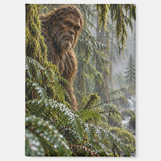 Pluie dans les Evergreens, aimant Bigfoot