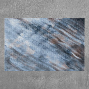 Pluie d'aquarelle sur le puzzle de toiture d'étain