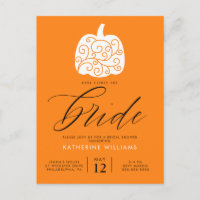 PLUIE DE CADEAUX DE MARIÉE | Carte postale Citroui