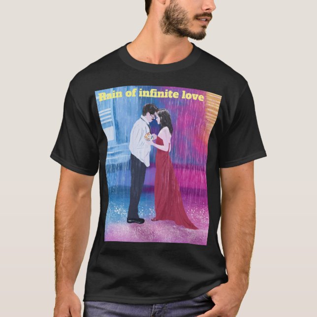 Pluie de T-shirt d'amour infini (Devant)