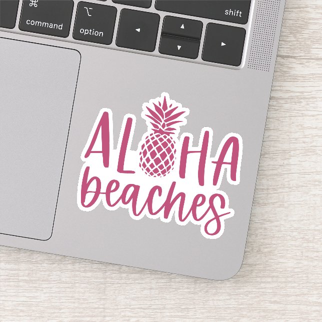 Plum | Aloha Beaches Tropical Summer Pineapple (Detail)