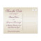 Plum and Champagne Damask Save the Date Postcard