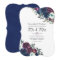Plum and Navy Floral Wedding