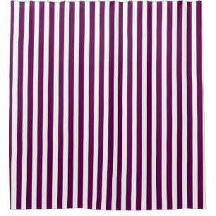 Plum and white candy stripes