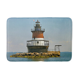 Plum Beach Lighthouse, Rhode Island Bath Mat