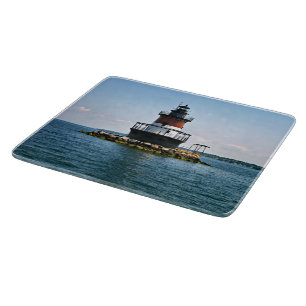 Plum Beach Lighthouse Rhode Island Cutting Board