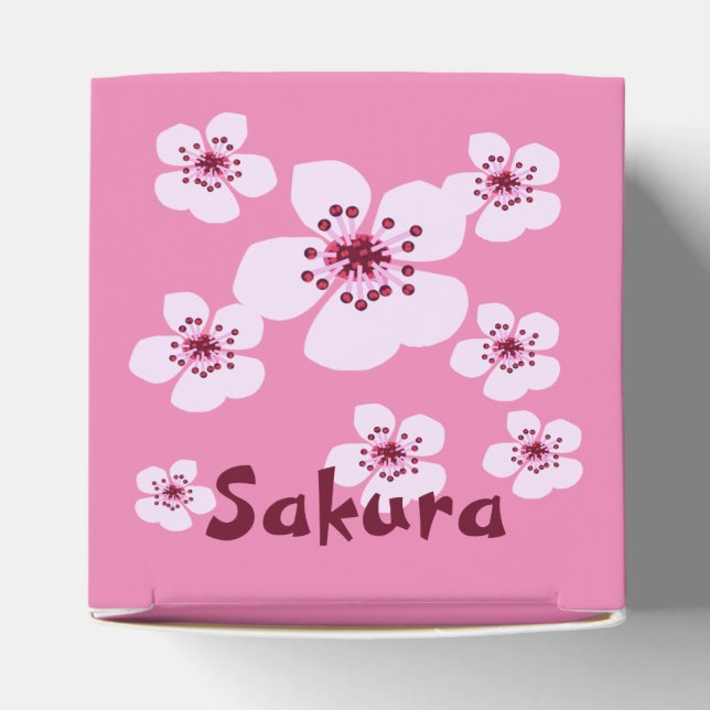 Plum blossom, cherry blossom favor box (Top)