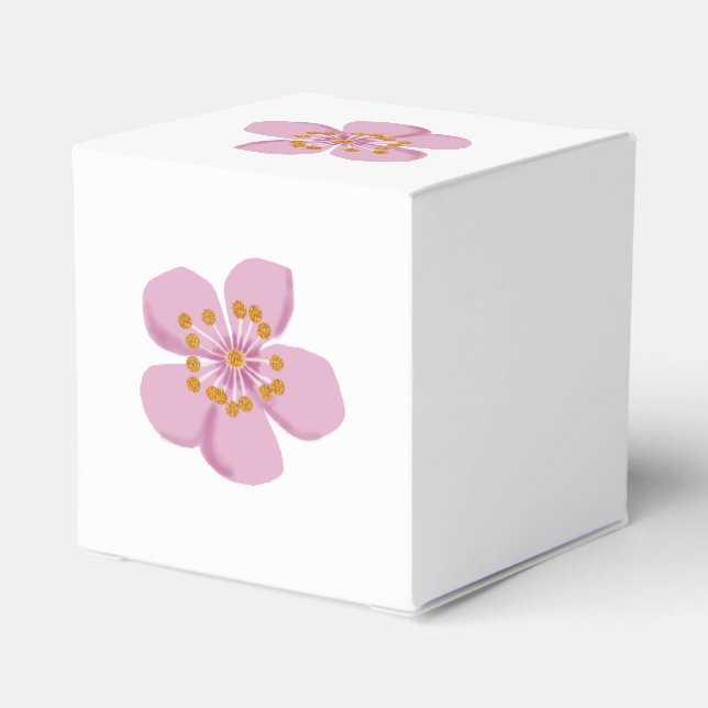 Plum blossom favor box (Back Side)