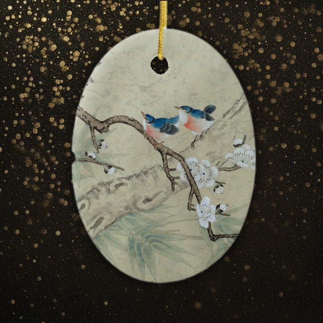 Plum Blossom in Spring Ceramic Ornament (Creator Uploaded)