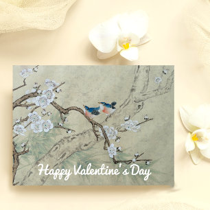 Plum Blossom in Spring Holiday Card