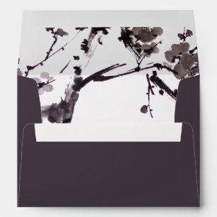Plum blossom sumie envelope