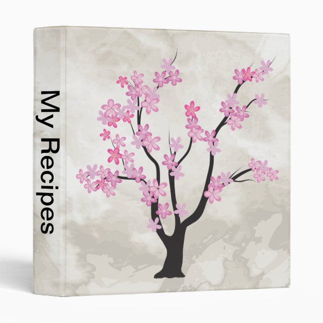 Plum Blossom Tree Binder (Front/Spine)