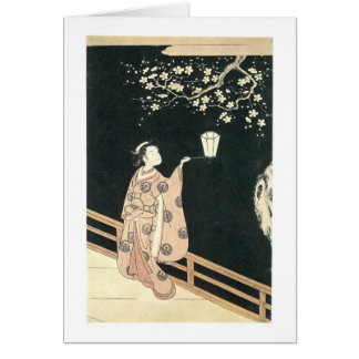 Plum Blossom Viewing, Harunobu, 1760s