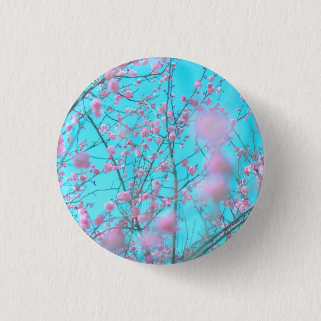 Plum Blossoms (Suzhou, China) 1 Inch Round Button (Front)
