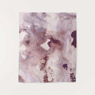 Plum Blush Ink Marble Glam #1 #wall #decor #art  Tapestry
