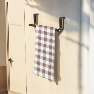 Plum Buffalo Plaid Serviette de cuisine pour déco 