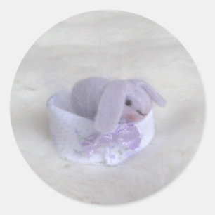Plum Bunny Stickers