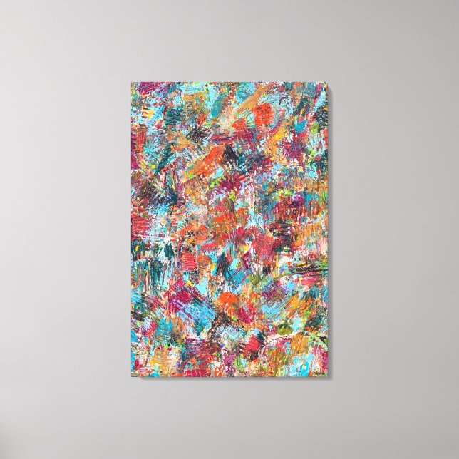 Plum Crazy 24 x 36 Wrapped Canvas (Front)