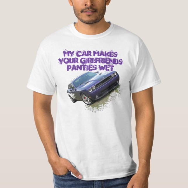Plum Crazy Purple Challenger T-Shirt (Front)