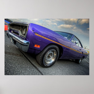 Plum Crazy Roadrunner Poster