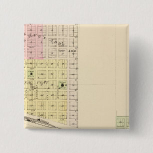 Plum Creek, Nebraska 2 Inch Square Button