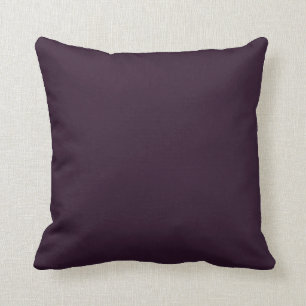 Plum Dark Purple Pillow