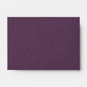 Plum Filigree Envelope - A6