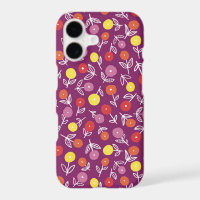 Plum Floral Ditsy iPhone Case